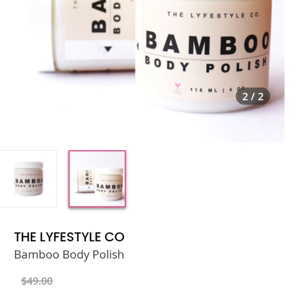 Bamboo body polish new - Picture 2 of 6